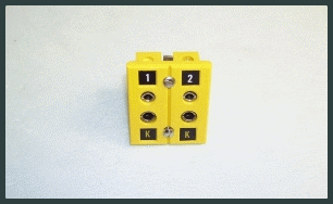 DUAL PANEL MOUNTED TYPE K T/C JACKS