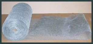STAINLESS STEEL SOCK MESH SOLD BY ROLL ONLY: 24 IN X 139 FT